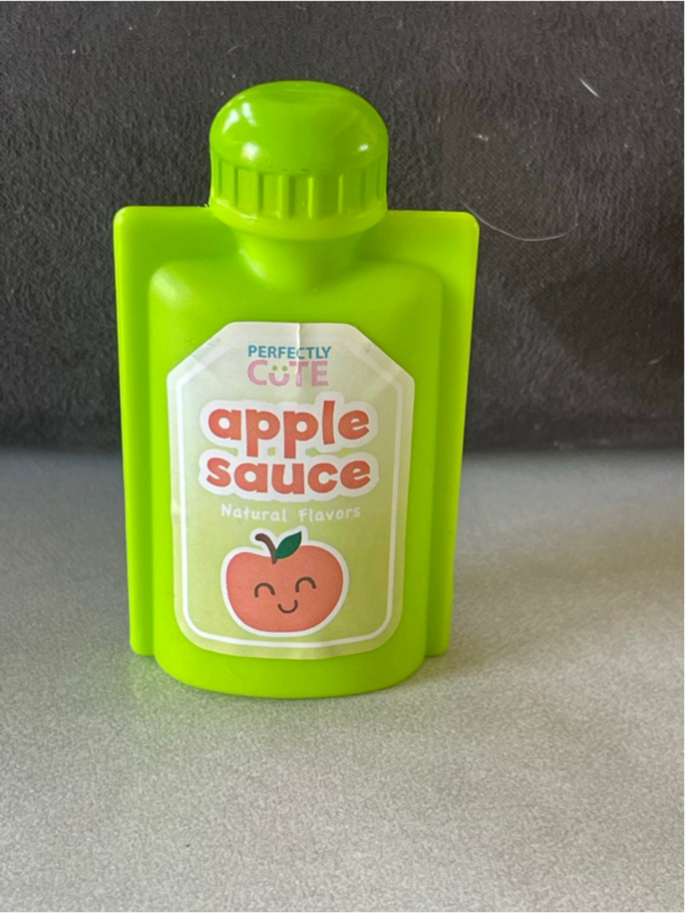 Perfectly Cute Apple Sauce Pouch Toy One Size Green White